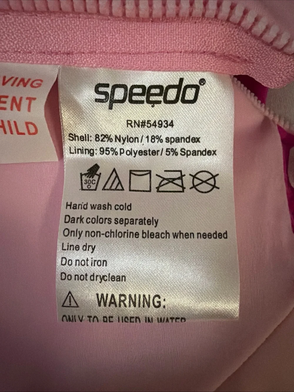 Speedo one piece